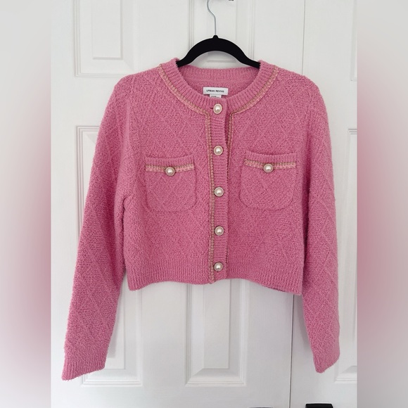 Pink pearl cardigan - Picture 1 of 3
